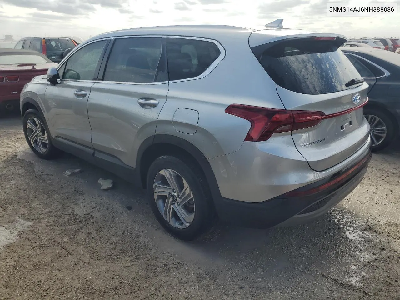 2022 Hyundai Santa Fe Se VIN: 5NMS14AJ6NH388086 Lot: 74748154