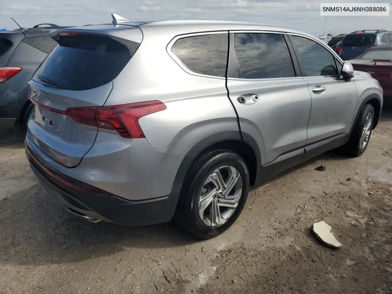 2022 Hyundai Santa Fe Se VIN: 5NMS14AJ6NH388086 Lot: 74748154