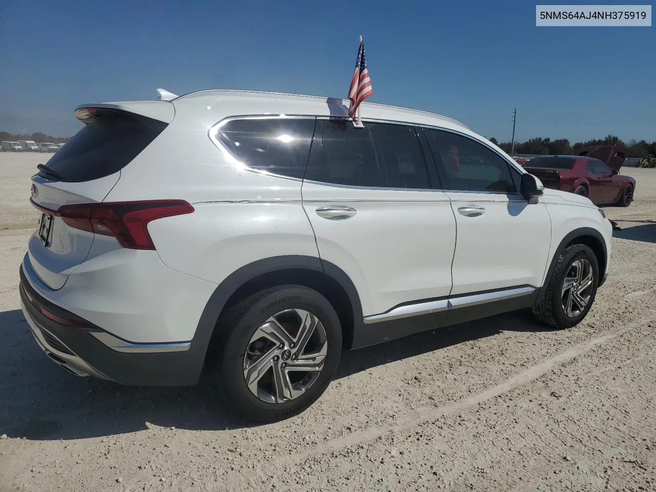 2022 Hyundai Santa Fe Sel VIN: 5NMS64AJ4NH375919 Lot: 74756284