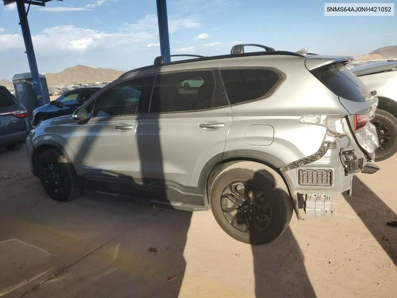 2022 Hyundai Santa Fe Sel VIN: 5NMS64AJ0NH421052 Lot: 74790374