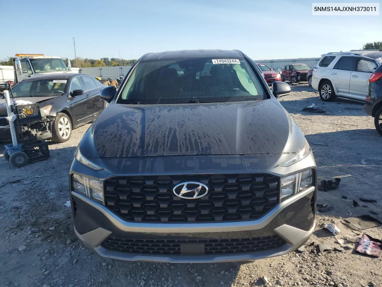 2022 Hyundai Santa Fe Se VIN: 5NMS14AJXNH373011 Lot: 74943244