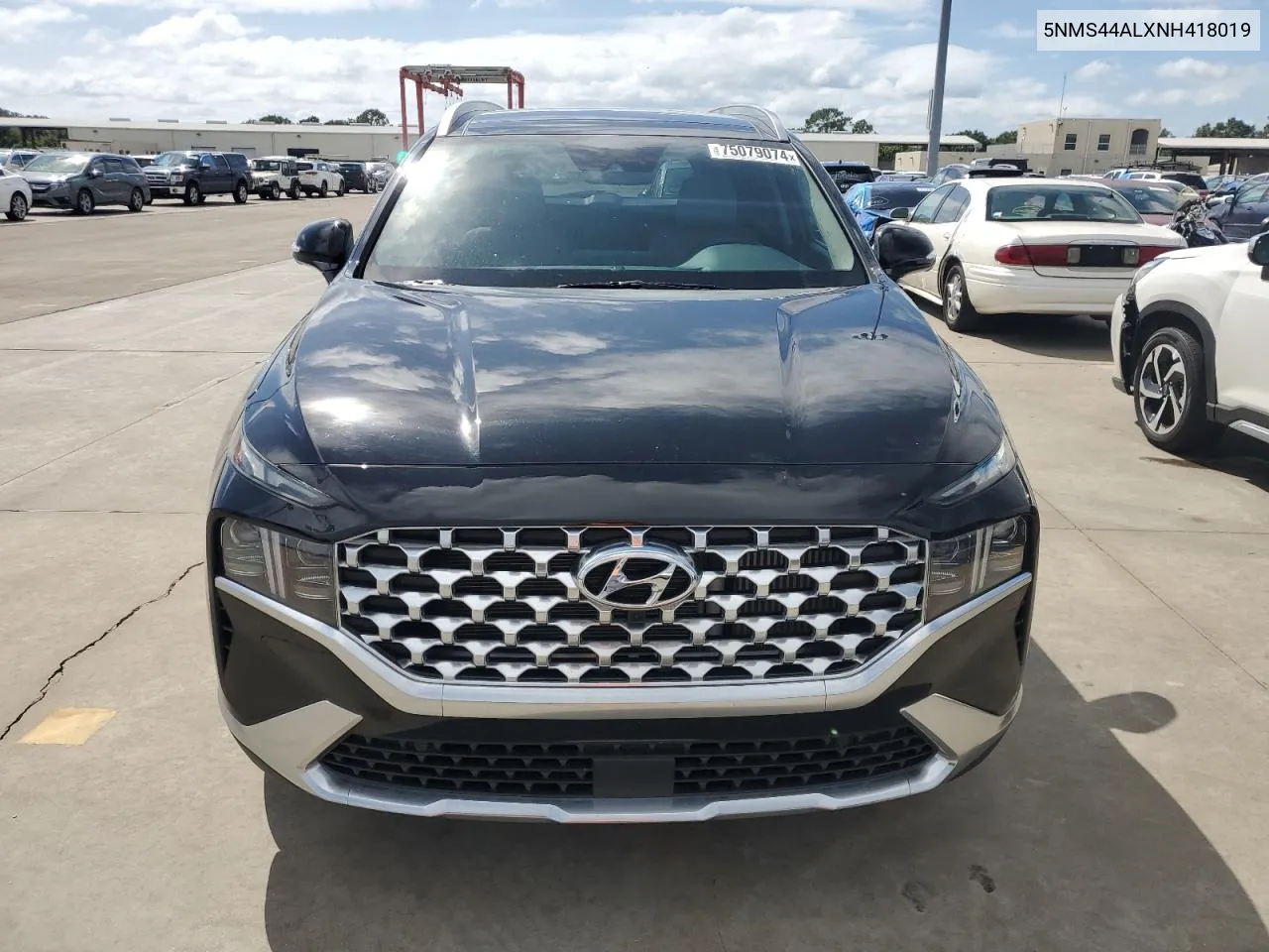 2022 Hyundai Santa Fe Limited VIN: 5NMS44ALXNH418019 Lot: 75079074