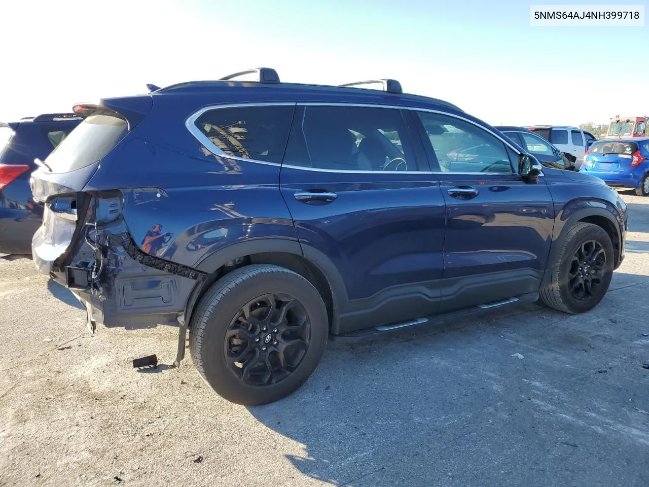 2022 Hyundai Santa Fe Sel VIN: 5NMS64AJ4NH399718 Lot: 75319364