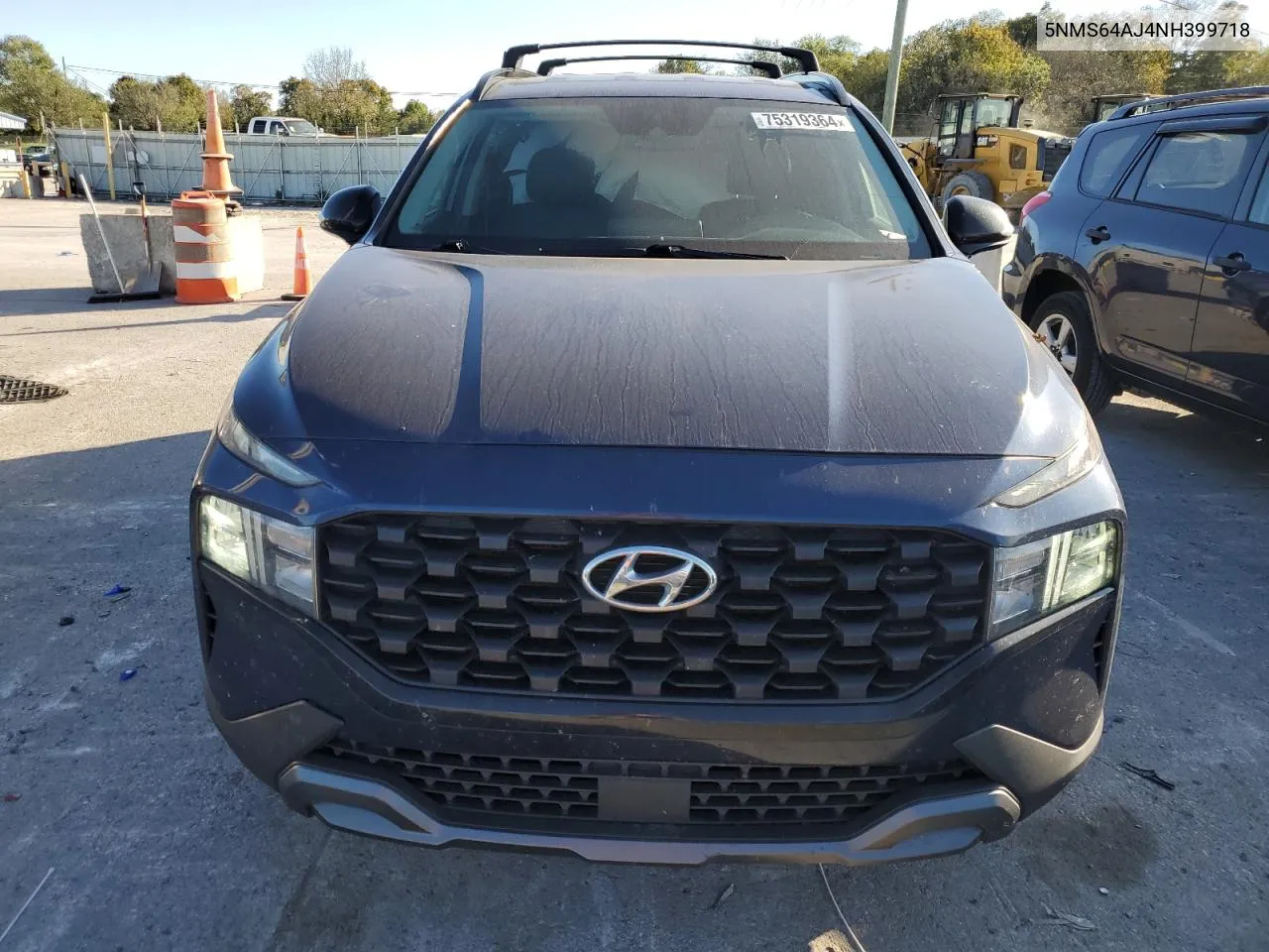 2022 Hyundai Santa Fe Sel VIN: 5NMS64AJ4NH399718 Lot: 75319364