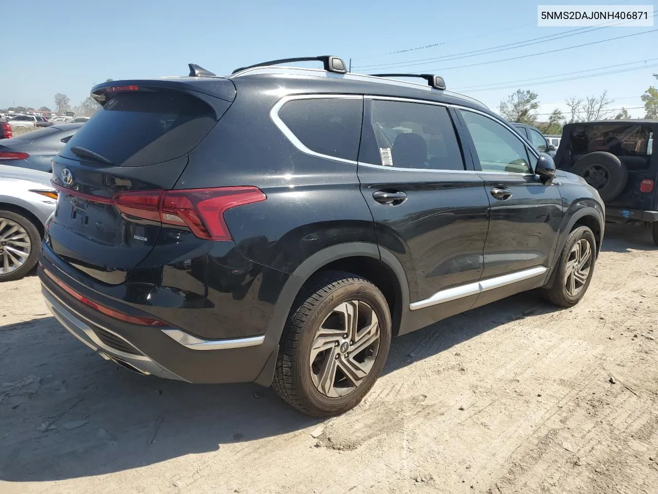 2022 Hyundai Santa Fe Sel VIN: 5NMS2DAJ0NH406871 Lot: 75427034