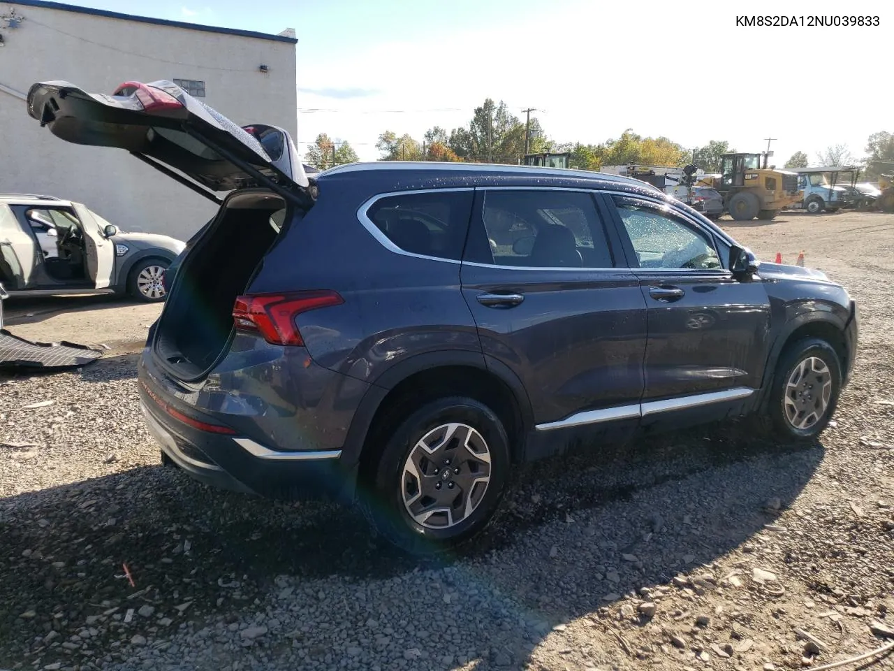 2022 Hyundai Santa Fe Blue VIN: KM8S2DA12NU039833 Lot: 75551724