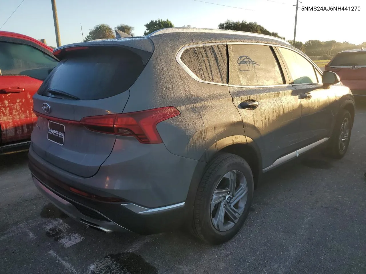 2022 Hyundai Santa Fe Sel VIN: 5NMS24AJ6NH441270 Lot: 75676604