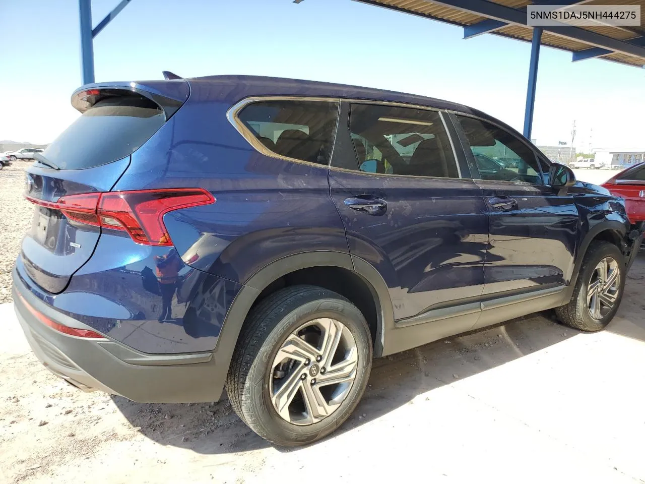 2022 Hyundai Santa Fe Se VIN: 5NMS1DAJ5NH444275 Lot: 75856344