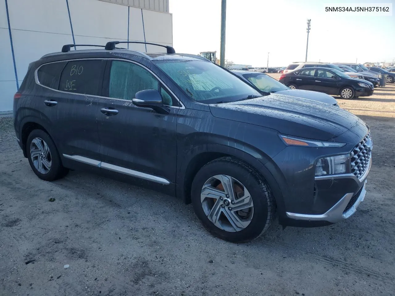 2022 Hyundai Santa Fe Sel VIN: 5NMS34AJ5NH375162 Lot: 76012824