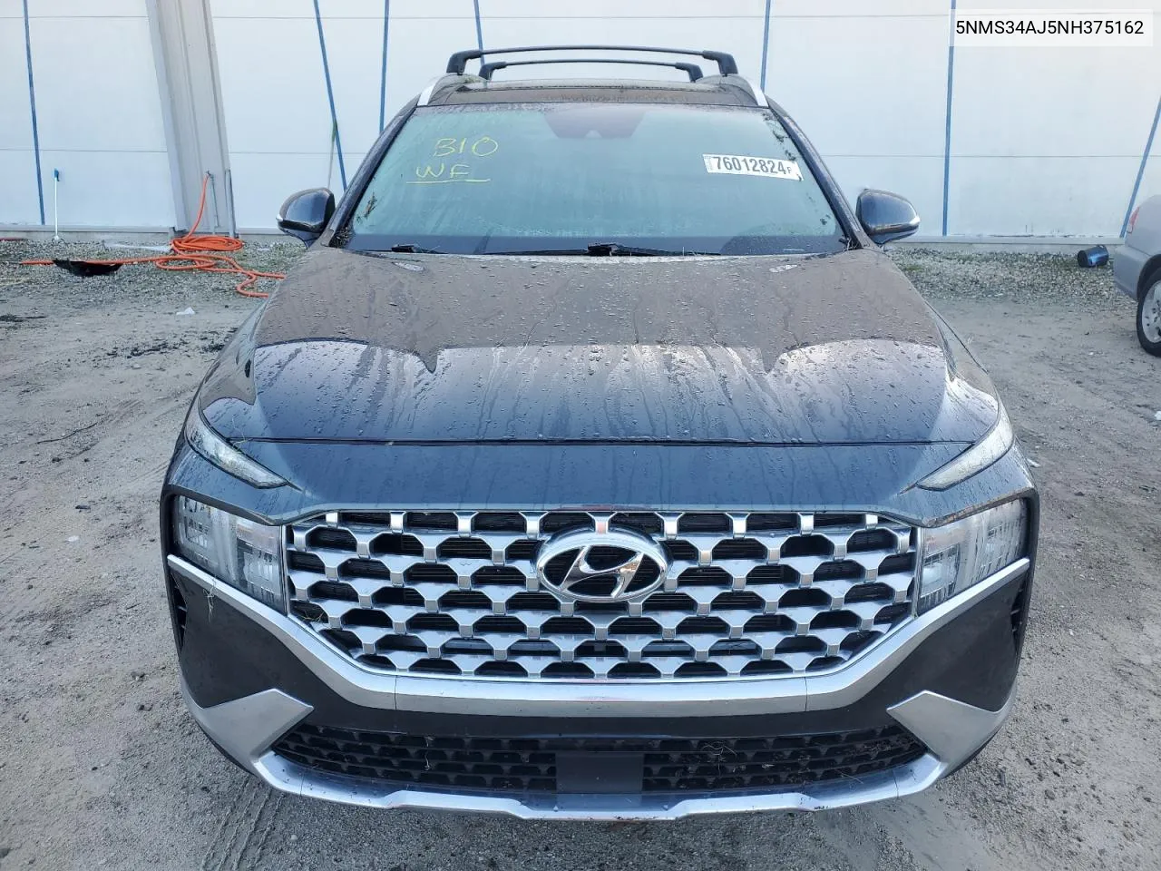 2022 Hyundai Santa Fe Sel VIN: 5NMS34AJ5NH375162 Lot: 76012824