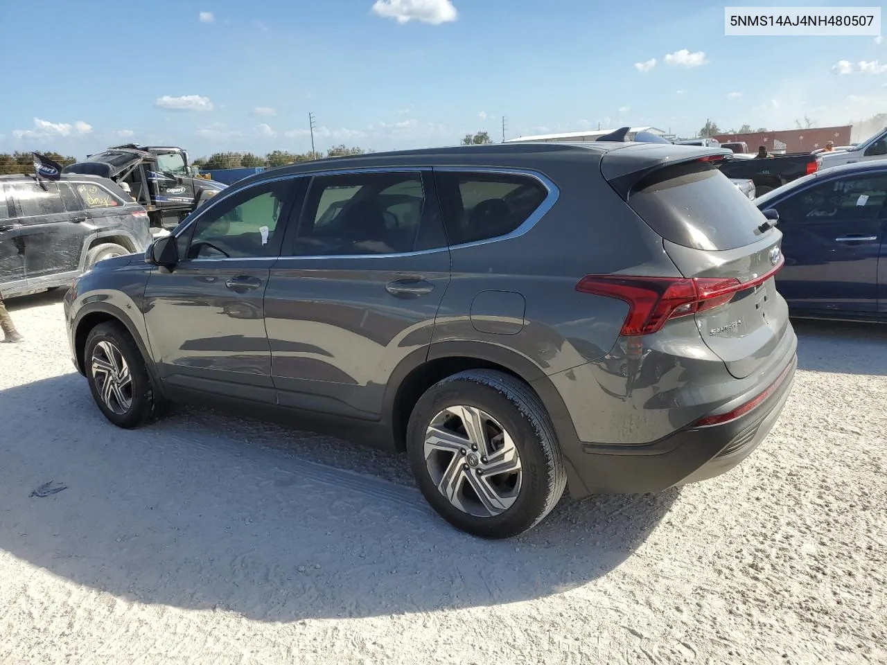 2022 Hyundai Santa Fe Se VIN: 5NMS14AJ4NH480507 Lot: 76239574