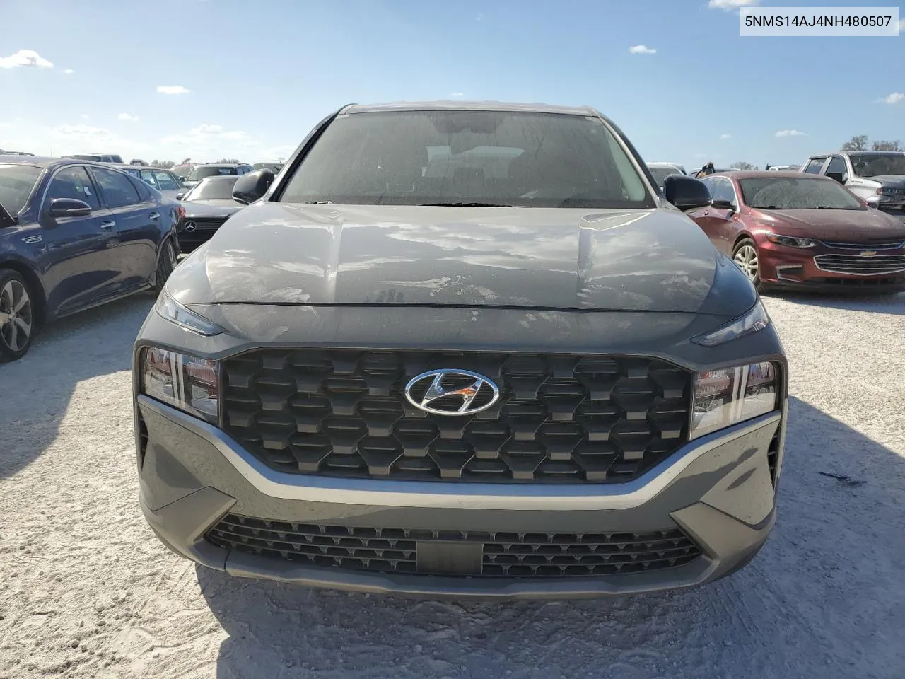 2022 Hyundai Santa Fe Se VIN: 5NMS14AJ4NH480507 Lot: 76239574