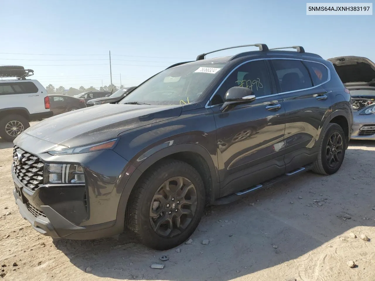 2022 Hyundai Santa Fe Sel VIN: 5NMS64AJXNH383197 Lot: 76366324