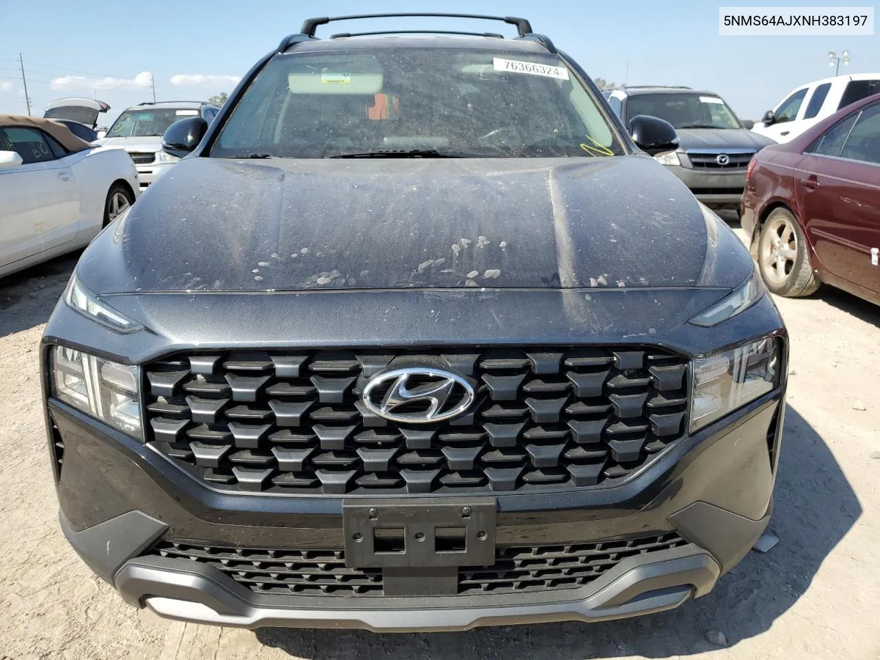 2022 Hyundai Santa Fe Sel VIN: 5NMS64AJXNH383197 Lot: 76366324