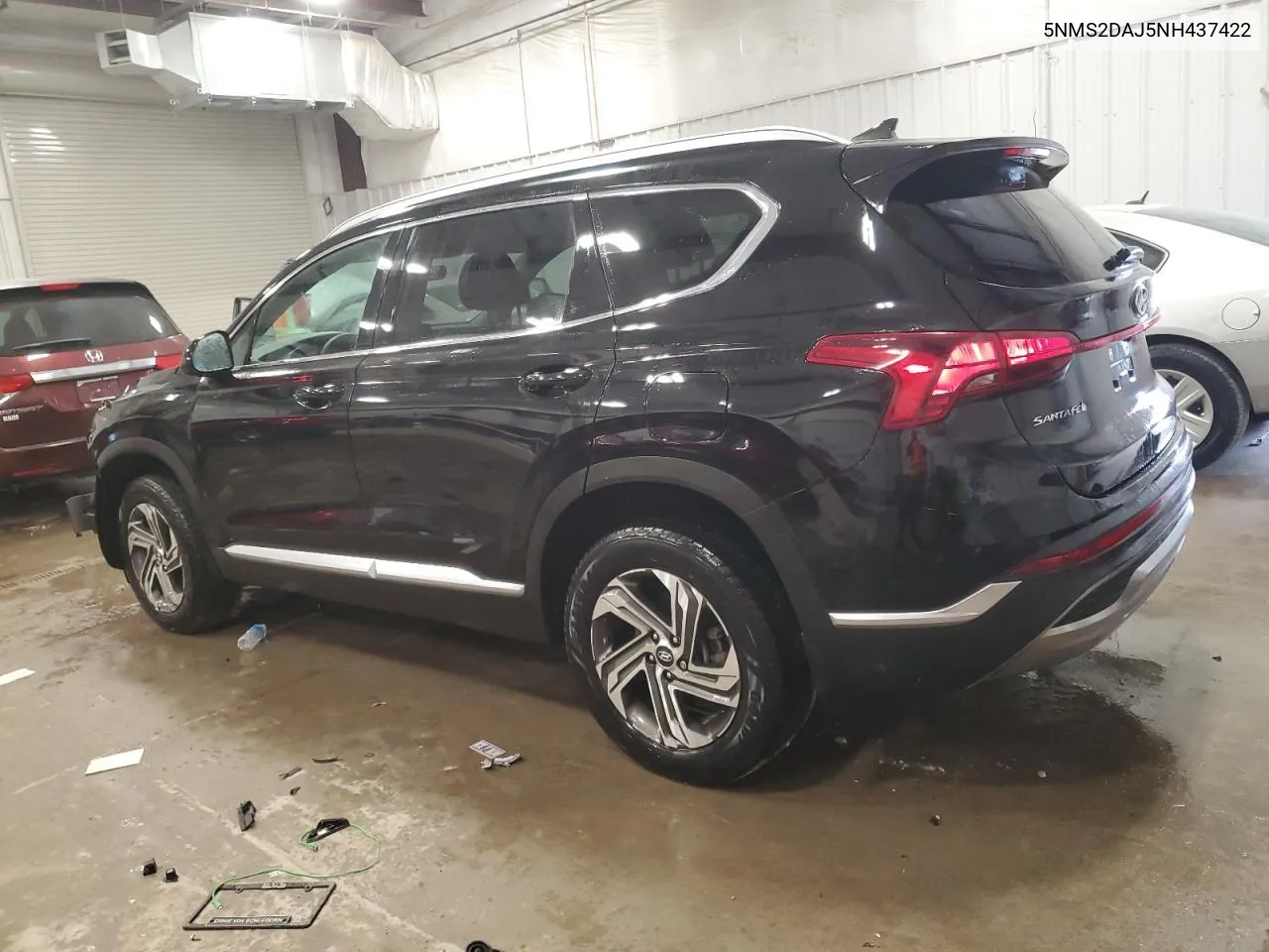 2022 Hyundai Santa Fe Sel VIN: 5NMS2DAJ5NH437422 Lot: 76624804