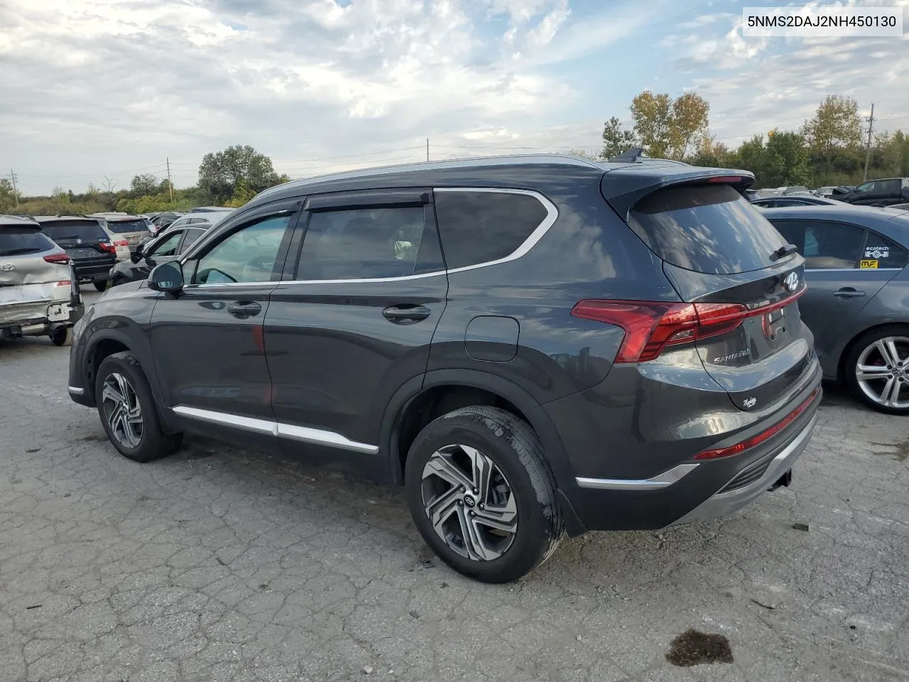 2022 Hyundai Santa Fe Sel VIN: 5NMS2DAJ2NH450130 Lot: 76786264