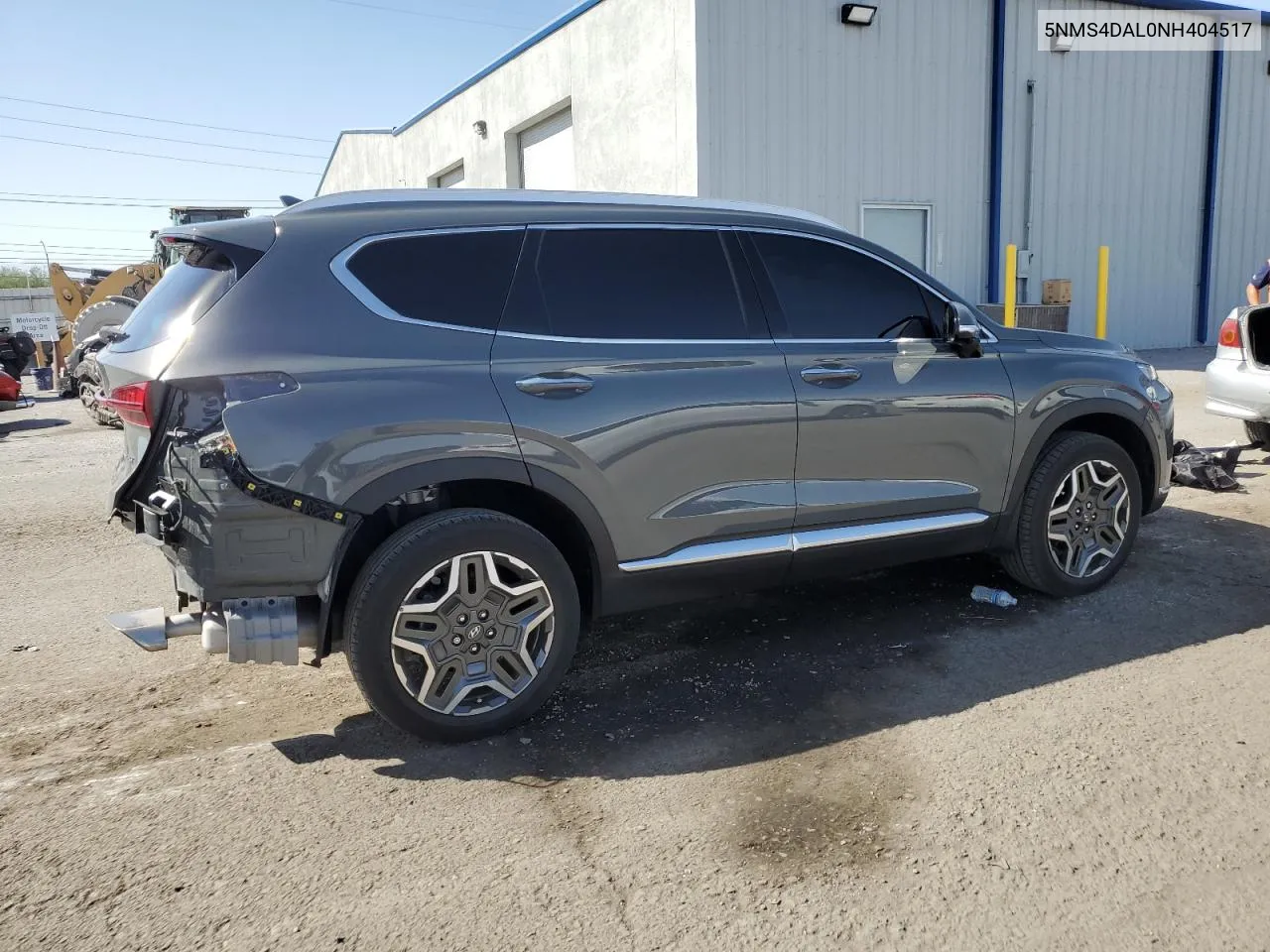 2022 Hyundai Santa Fe Limited VIN: 5NMS4DAL0NH404517 Lot: 76827774