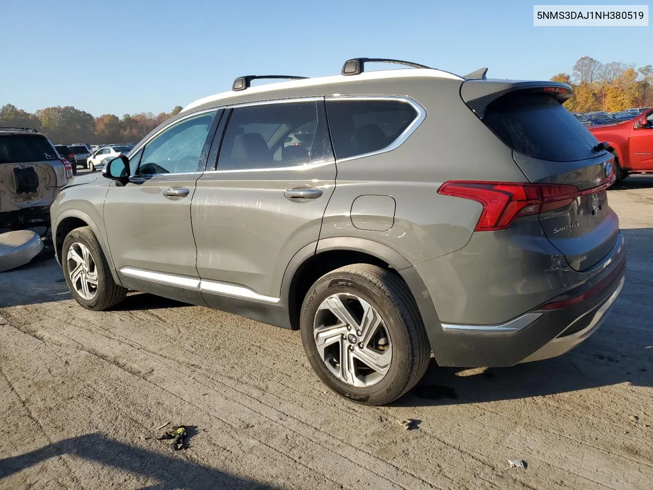 2022 Hyundai Santa Fe Sel VIN: 5NMS3DAJ1NH380519 Lot: 76916584