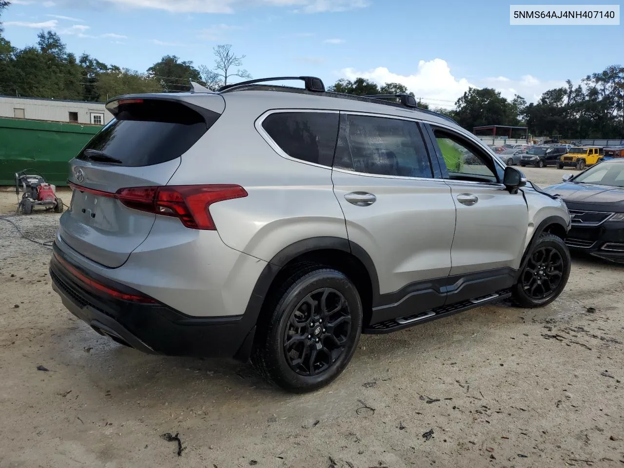 2022 Hyundai Santa Fe Sel VIN: 5NMS64AJ4NH407140 Lot: 77134064