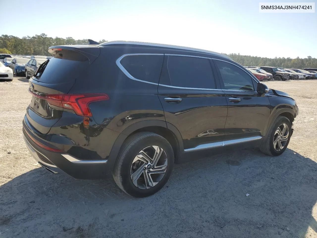 2022 Hyundai Santa Fe Sel VIN: 5NMS34AJ3NH474241 Lot: 77349044