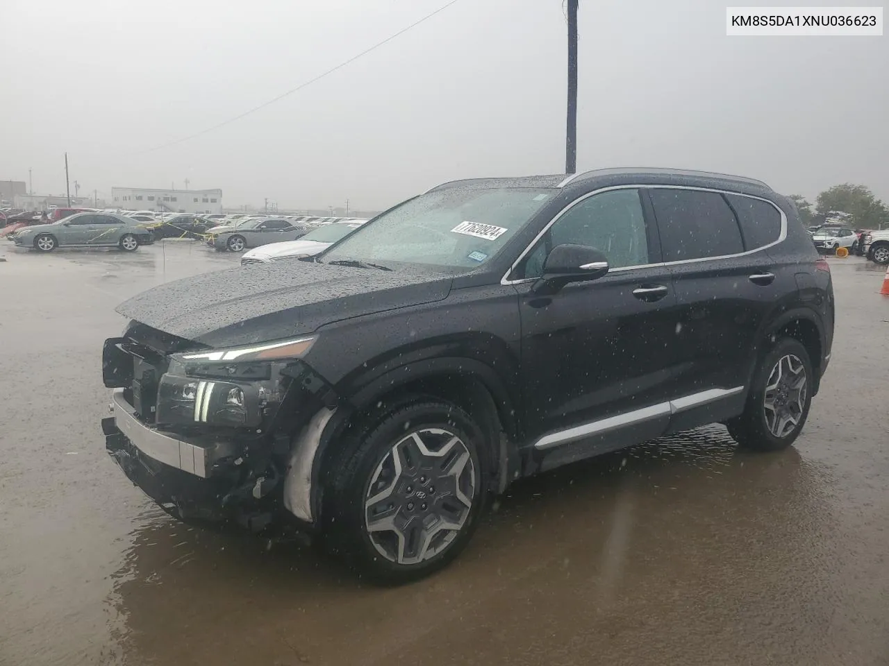 2022 Hyundai Santa Fe Limited VIN: KM8S5DA1XNU036623 Lot: 77620924