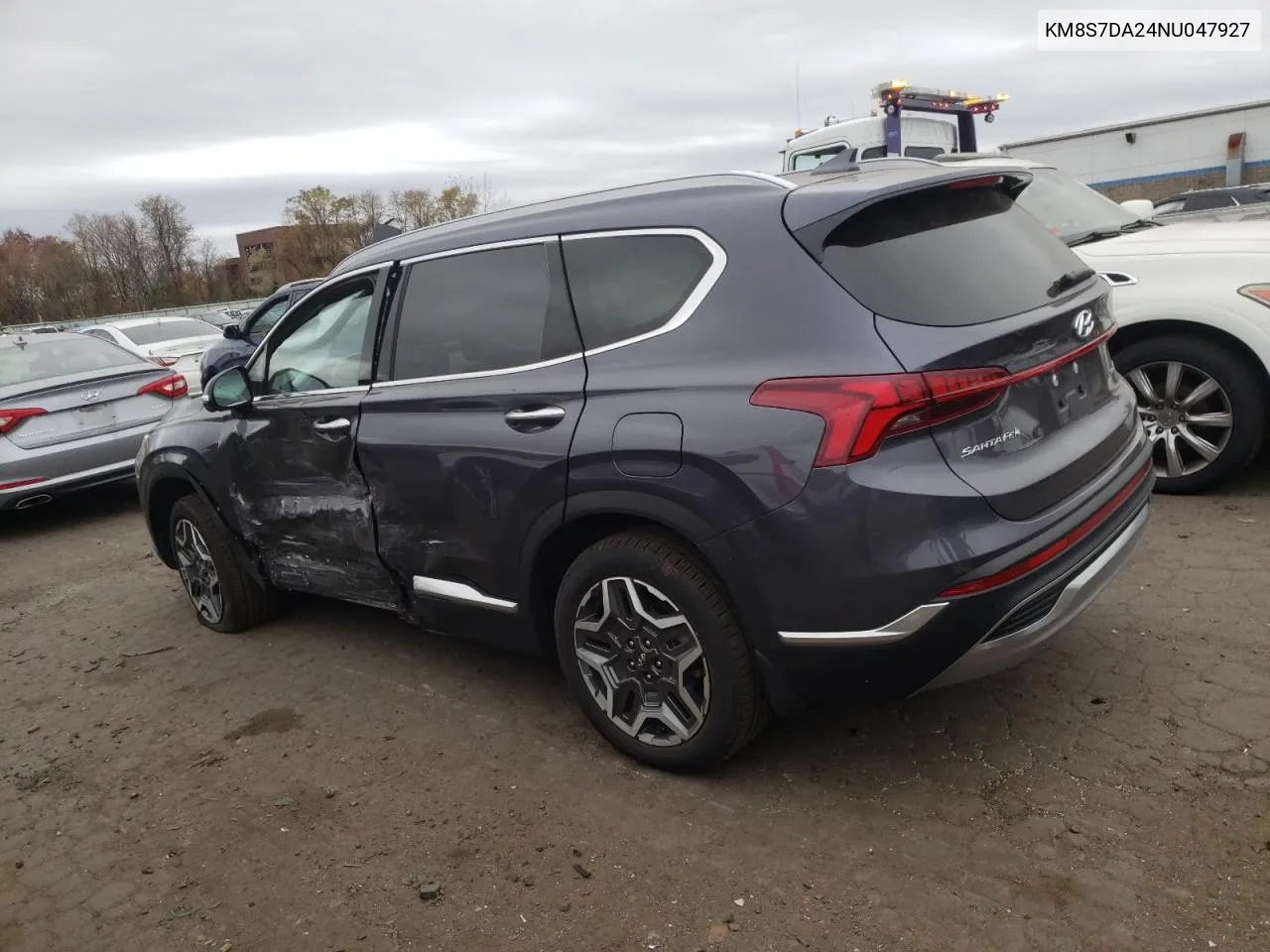 2022 Hyundai Santa Fe Limited VIN: KM8S7DA24NU047927 Lot: 77984394