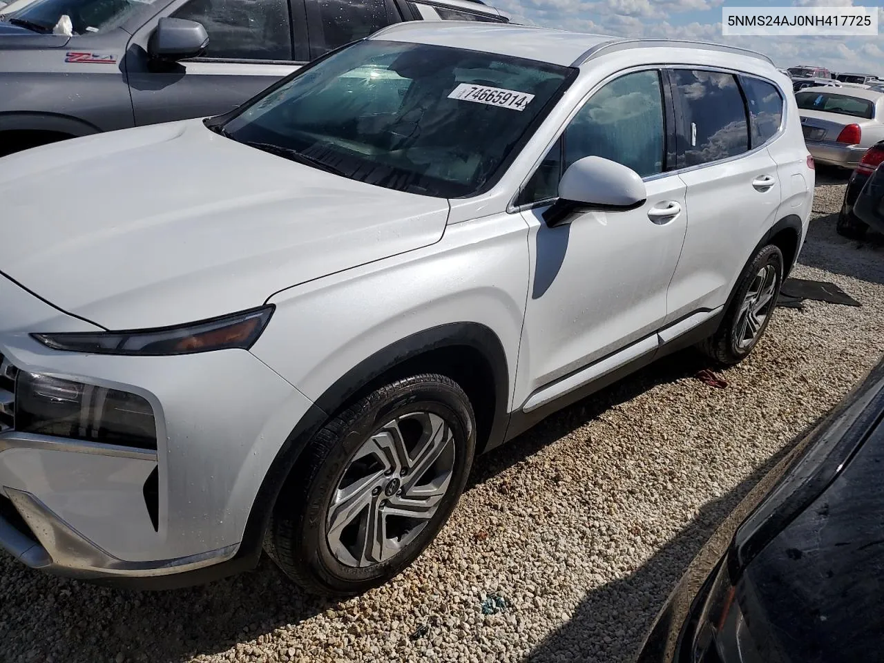 2022 Hyundai Santa Fe S VIN: 5NMS24AJ0NH417725 Lot: 79294274