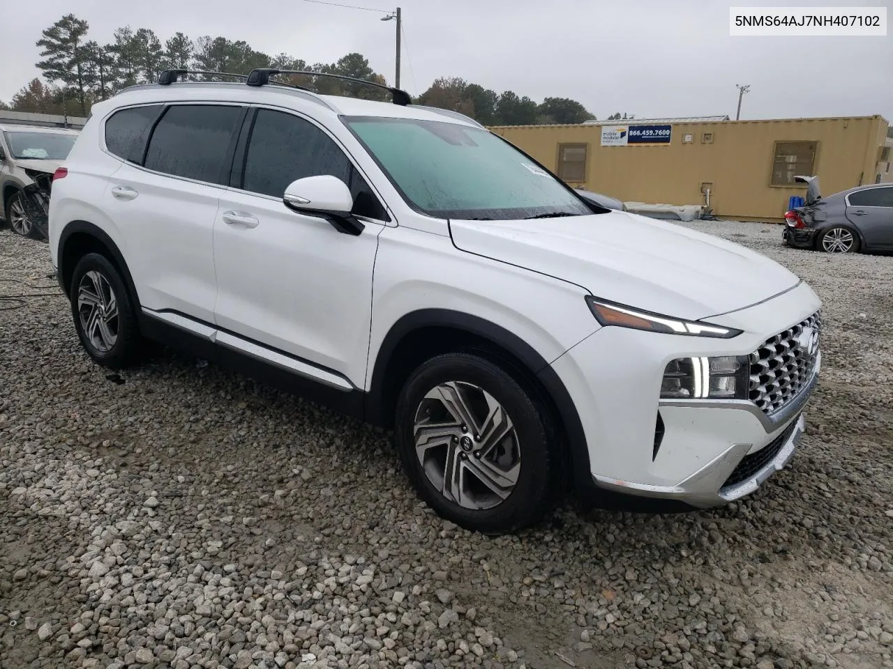 2022 Hyundai Santa Fe Sel VIN: 5NMS64AJ7NH407102 Lot: 79444484