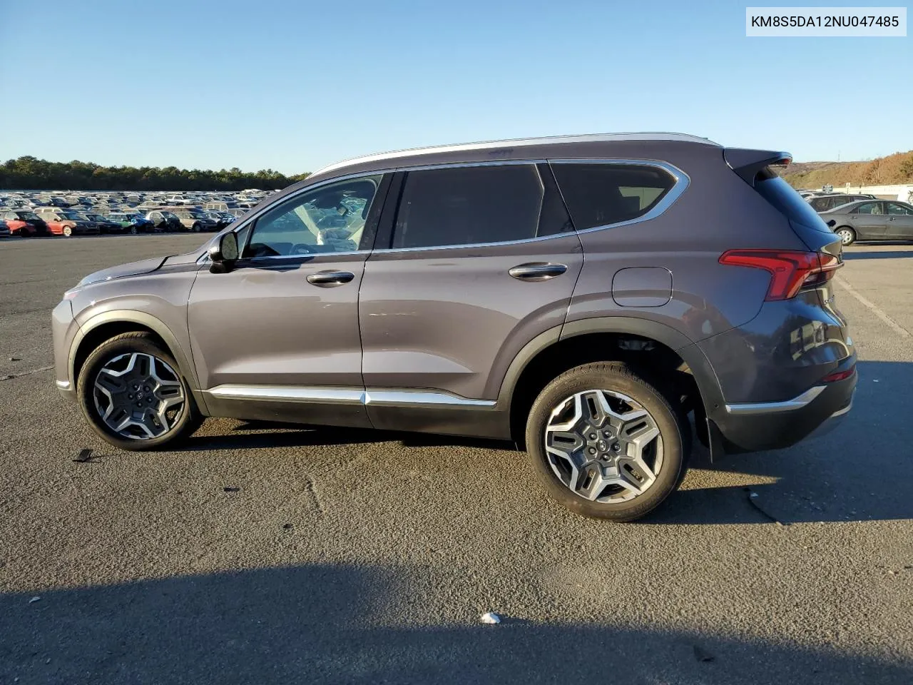 2022 Hyundai Santa Fe Limited VIN: KM8S5DA12NU047485 Lot: 80131314