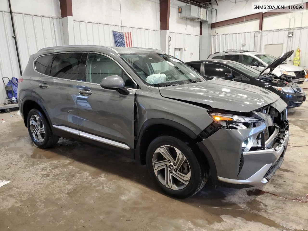 2022 Hyundai Santa Fe Sel VIN: 5NMS2DAJ6NH410696 Lot: 80472394