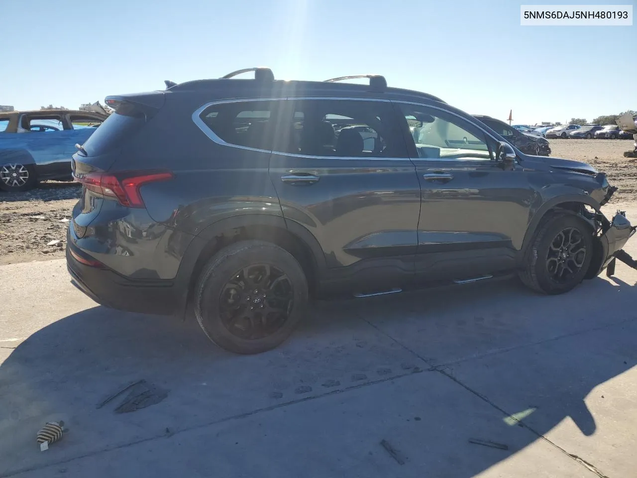 2022 Hyundai Santa Fe Sel VIN: 5NMS6DAJ5NH480193 Lot: 80802864