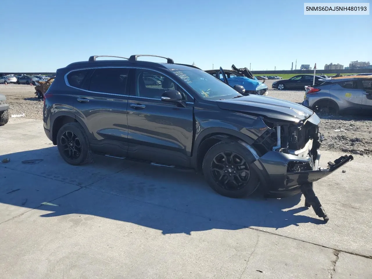 2022 Hyundai Santa Fe Sel VIN: 5NMS6DAJ5NH480193 Lot: 80802864