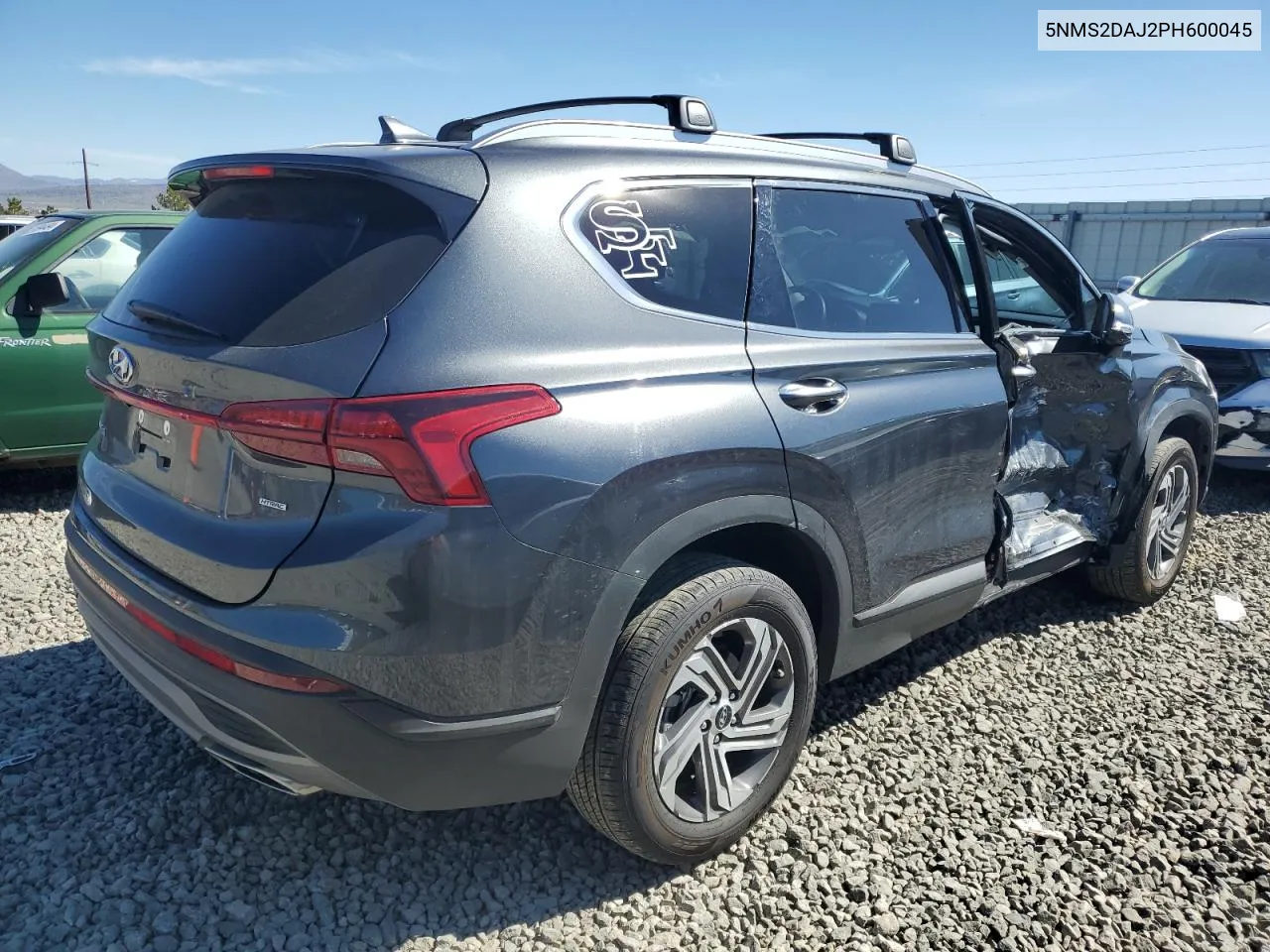 2023 Hyundai Santa Fe Sel VIN: 5NMS2DAJ2PH600045 Lot: 51734854