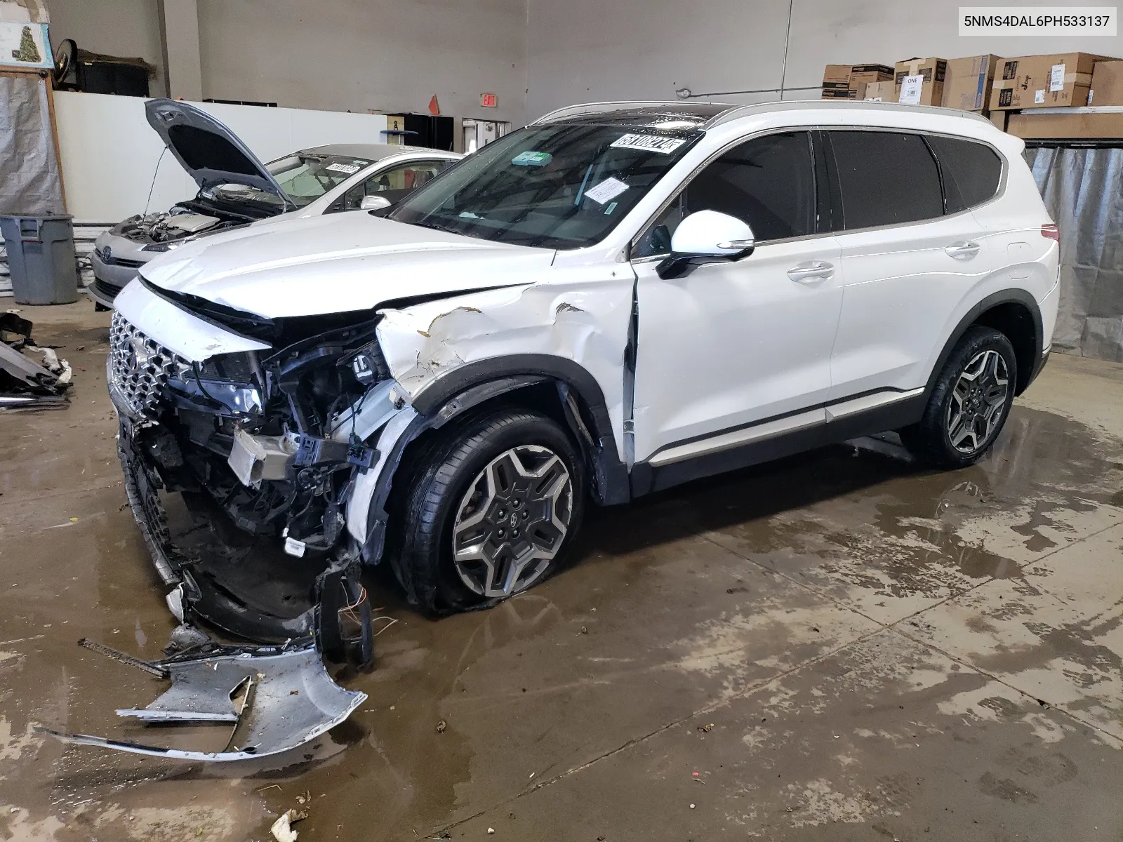 2023 Hyundai Santa Fe Limited VIN: 5NMS4DAL6PH533137 Lot: 58108274