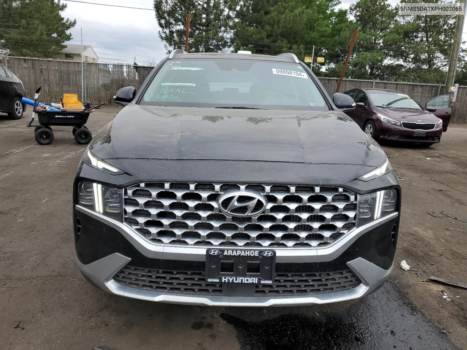 2023 Hyundai Santa Fe Limited VIN: 5NMS5DA1XPH002065 Lot: 59898194