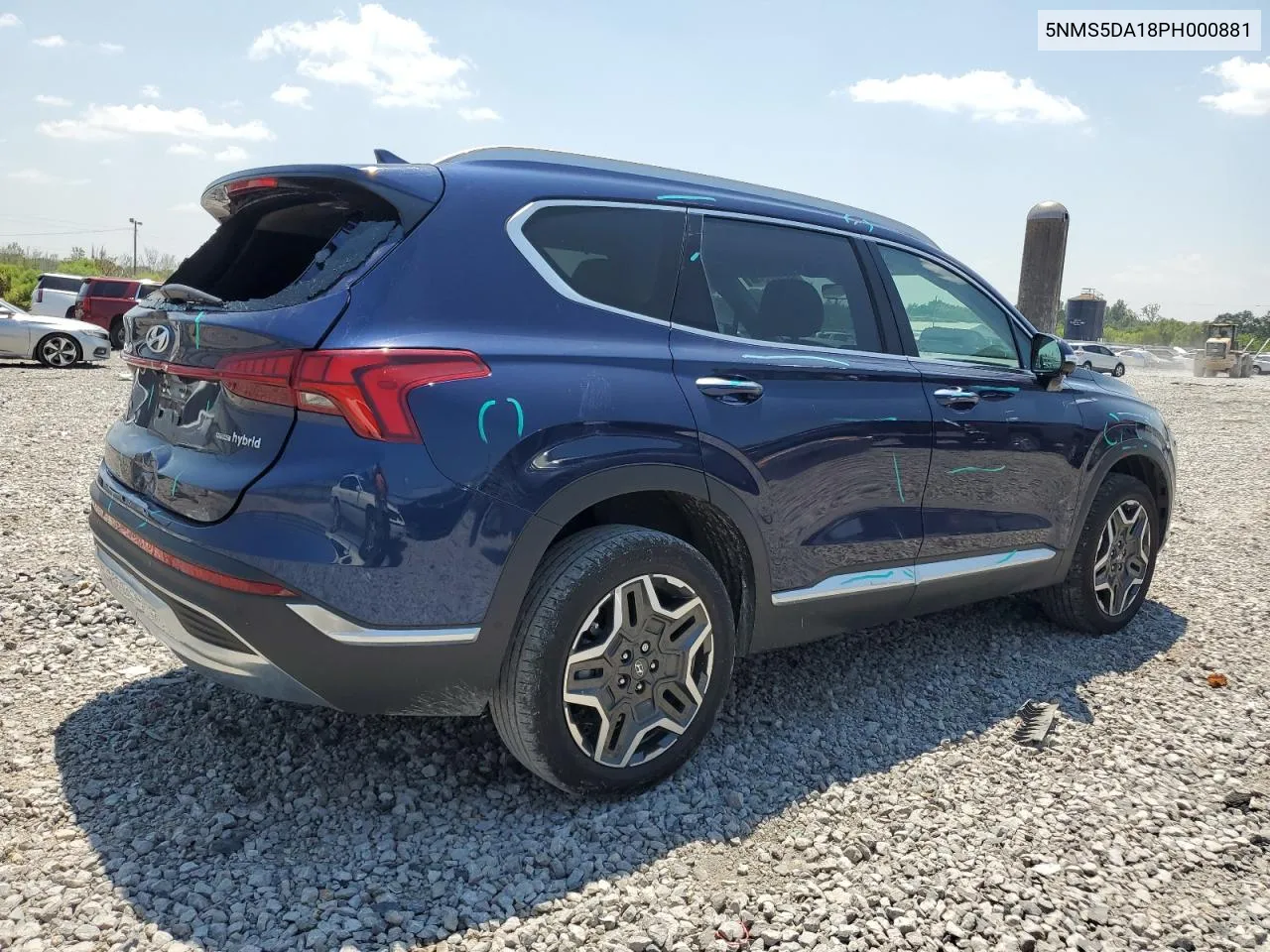 2023 Hyundai Santa Fe Limited VIN: 5NMS5DA18PH000881 Lot: 66292334