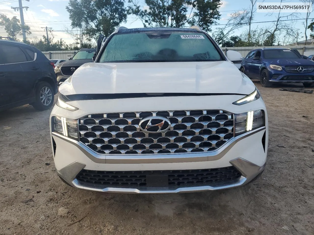 2023 Hyundai Santa Fe Sel Premium VIN: 5NMS3DAJ7PH569517 Lot: 68428644