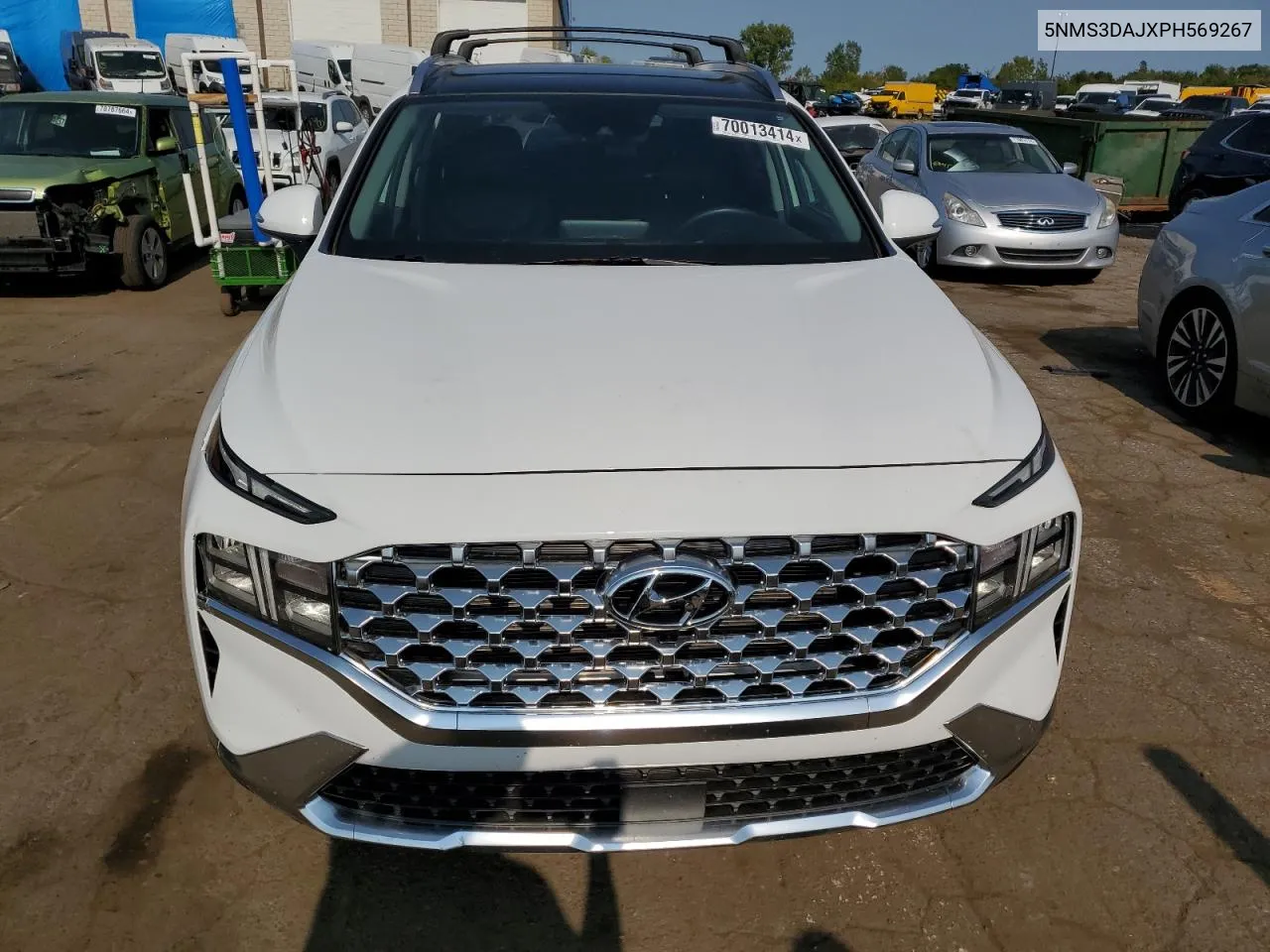 2023 Hyundai Santa Fe Sel Premium VIN: 5NMS3DAJXPH569267 Lot: 70013414