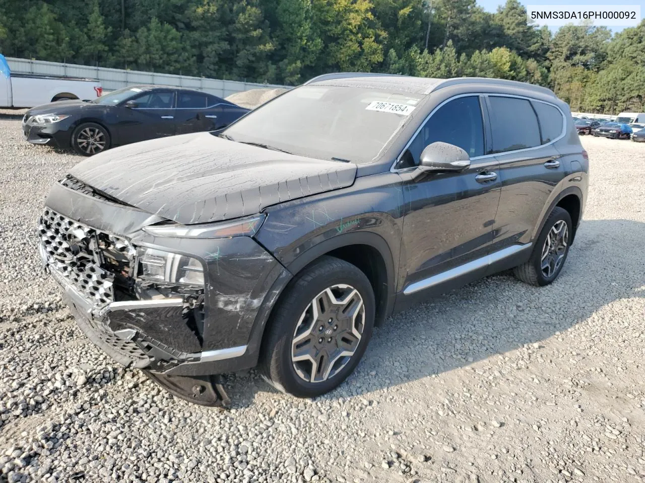 2023 Hyundai Santa Fe Sel Premium VIN: 5NMS3DA16PH000092 Lot: 70671854