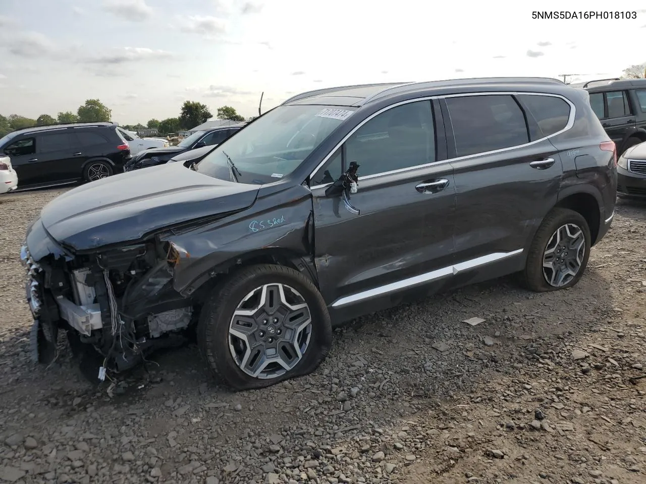 2023 Hyundai Santa Fe Limited VIN: 5NMS5DA16PH018103 Lot: 71707474