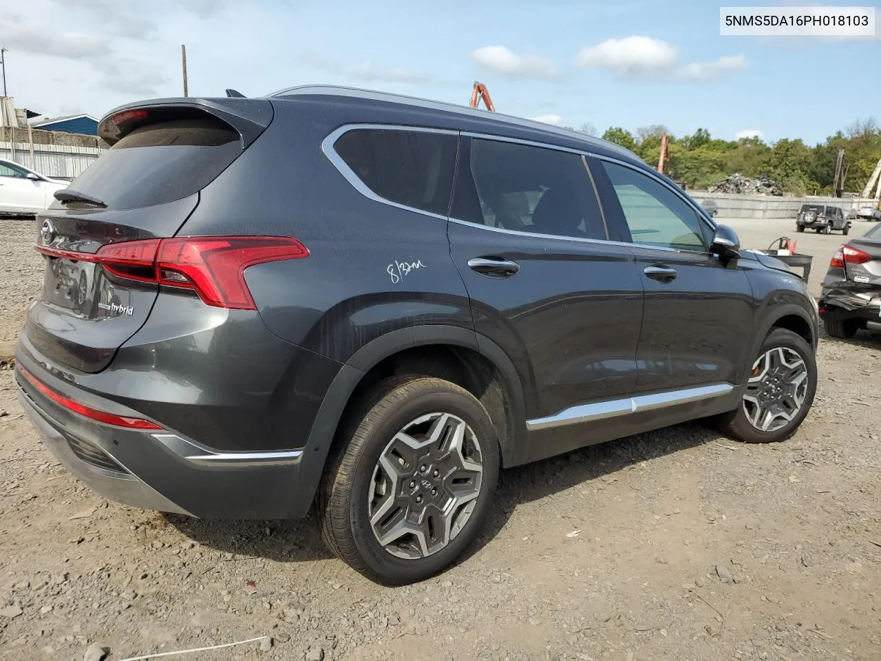 2023 Hyundai Santa Fe Limited VIN: 5NMS5DA16PH018103 Lot: 71707474