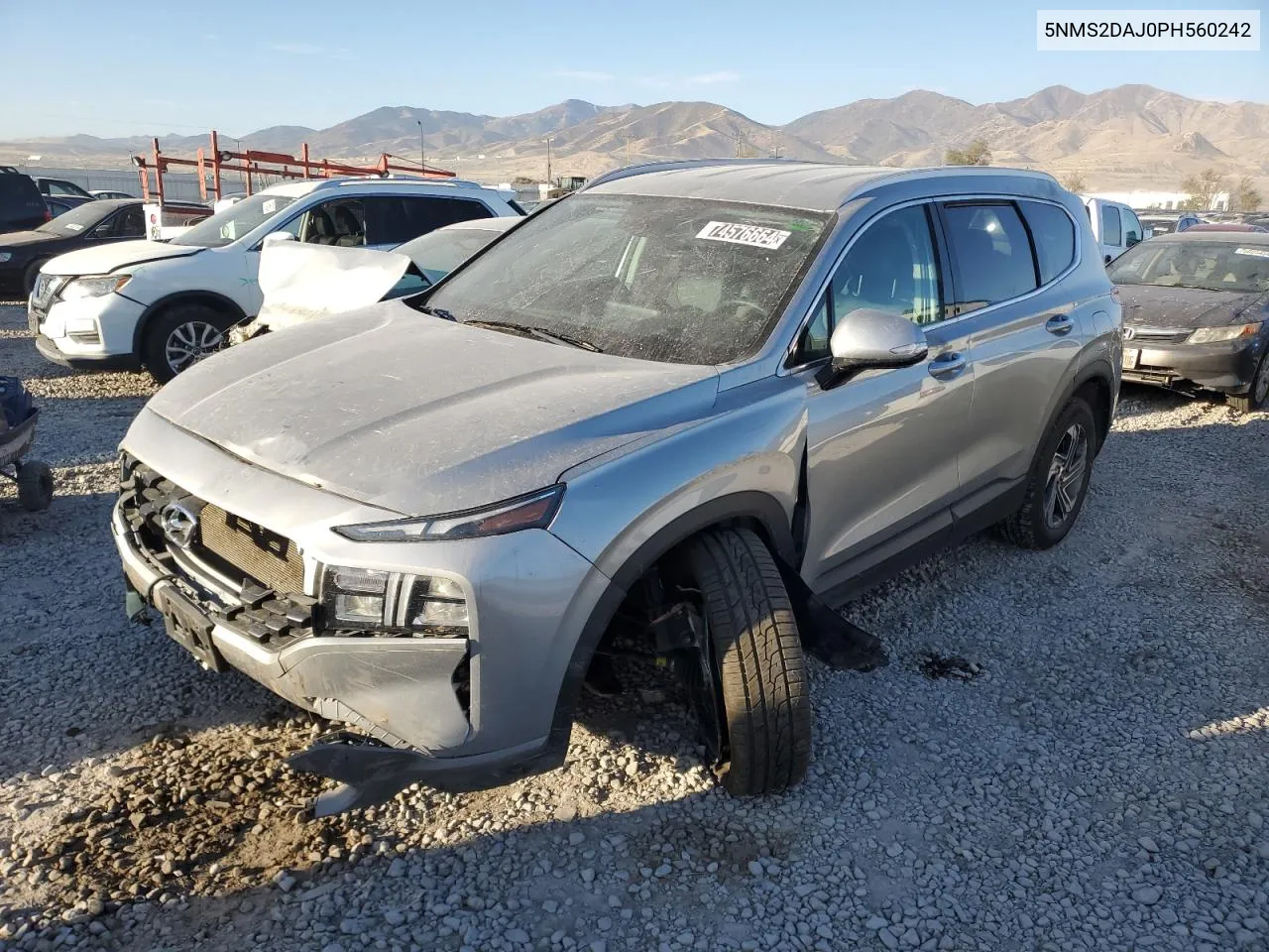 2023 Hyundai Santa Fe Sel VIN: 5NMS2DAJ0PH560242 Lot: 74576664