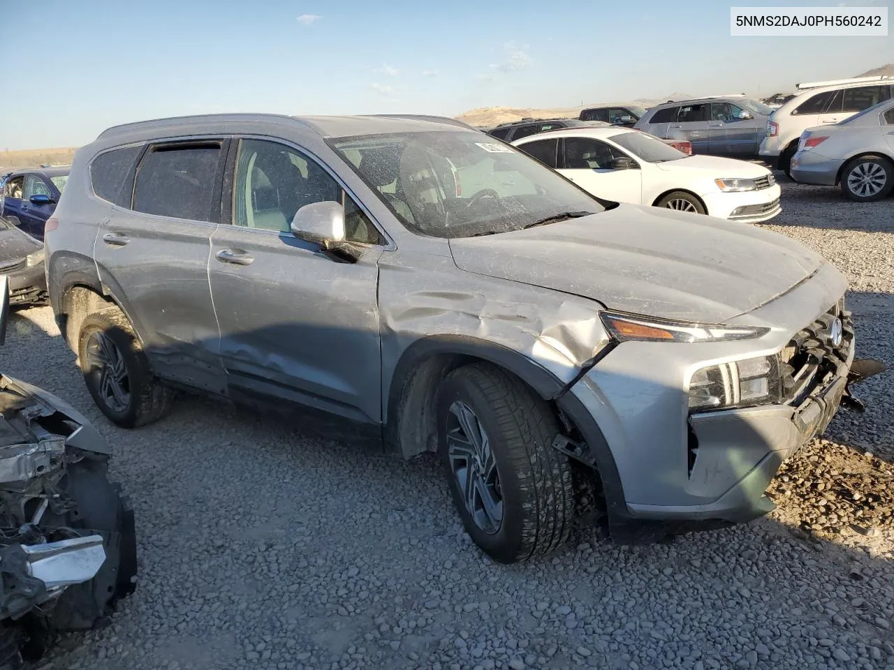 2023 Hyundai Santa Fe Sel VIN: 5NMS2DAJ0PH560242 Lot: 74576664