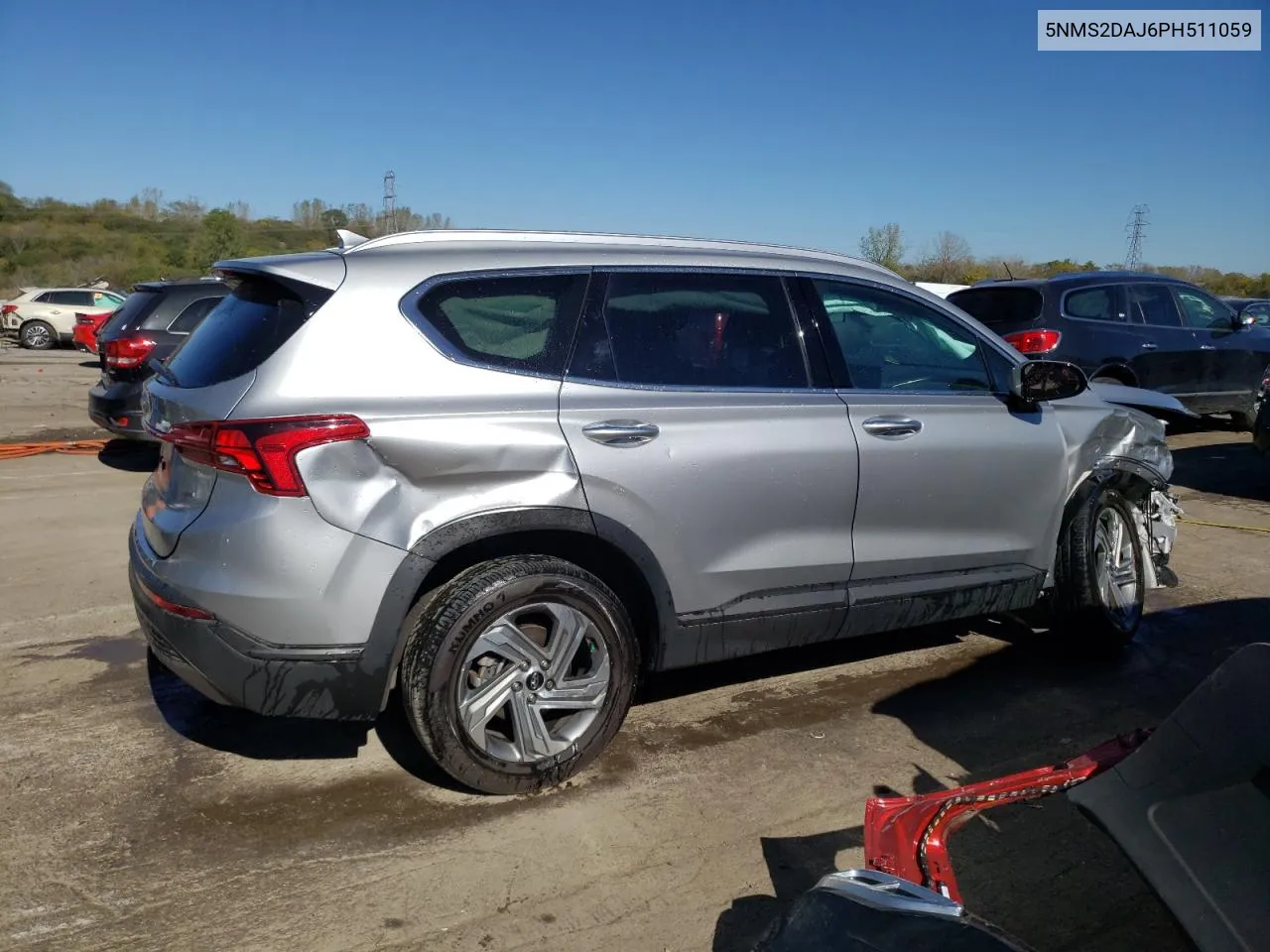 2023 Hyundai Santa Fe Sel VIN: 5NMS2DAJ6PH511059 Lot: 76285804