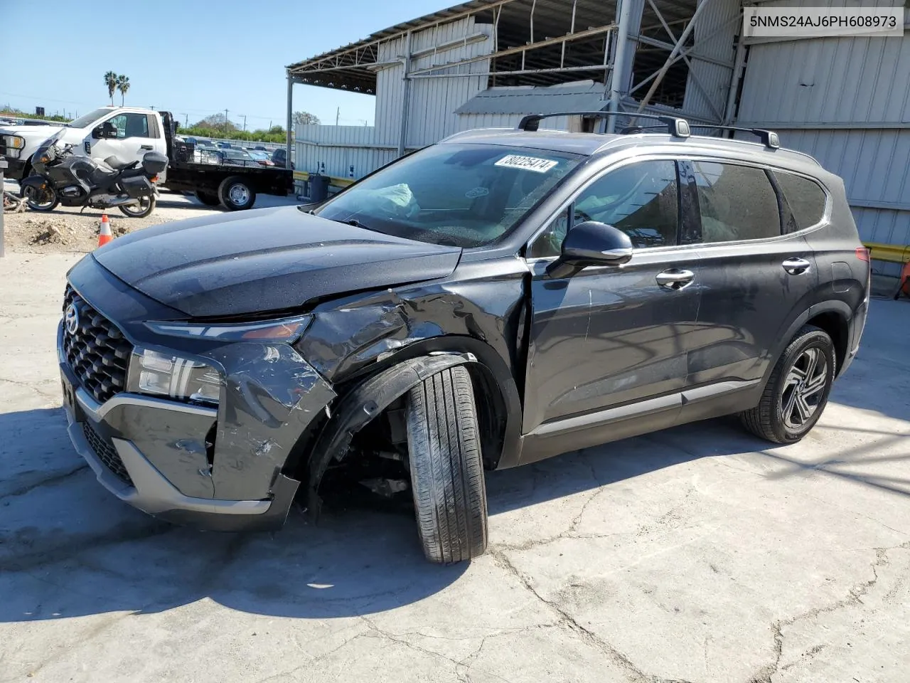 2023 Hyundai Santa Fe Sel VIN: 5NMS24AJ6PH608973 Lot: 80225474