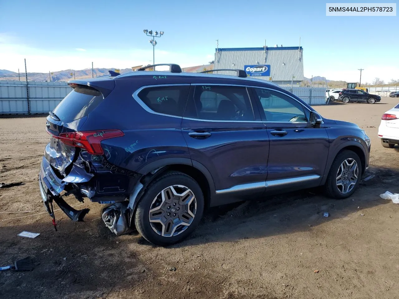 2023 Hyundai Santa Fe Limited VIN: 5NMS44AL2PH578723 Lot: 81059294