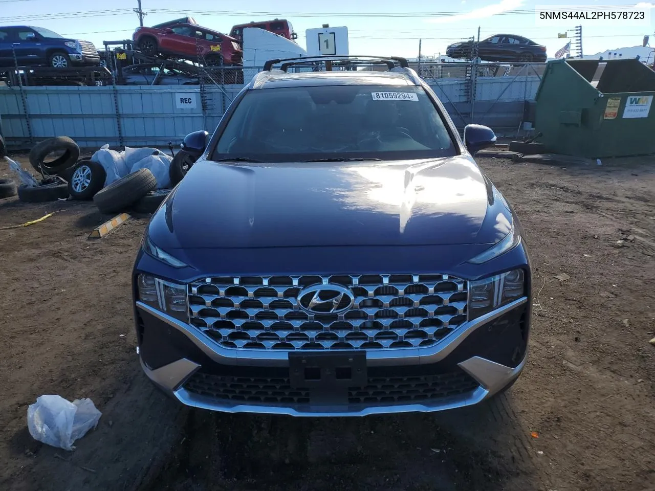 2023 Hyundai Santa Fe Limited VIN: 5NMS44AL2PH578723 Lot: 81059294