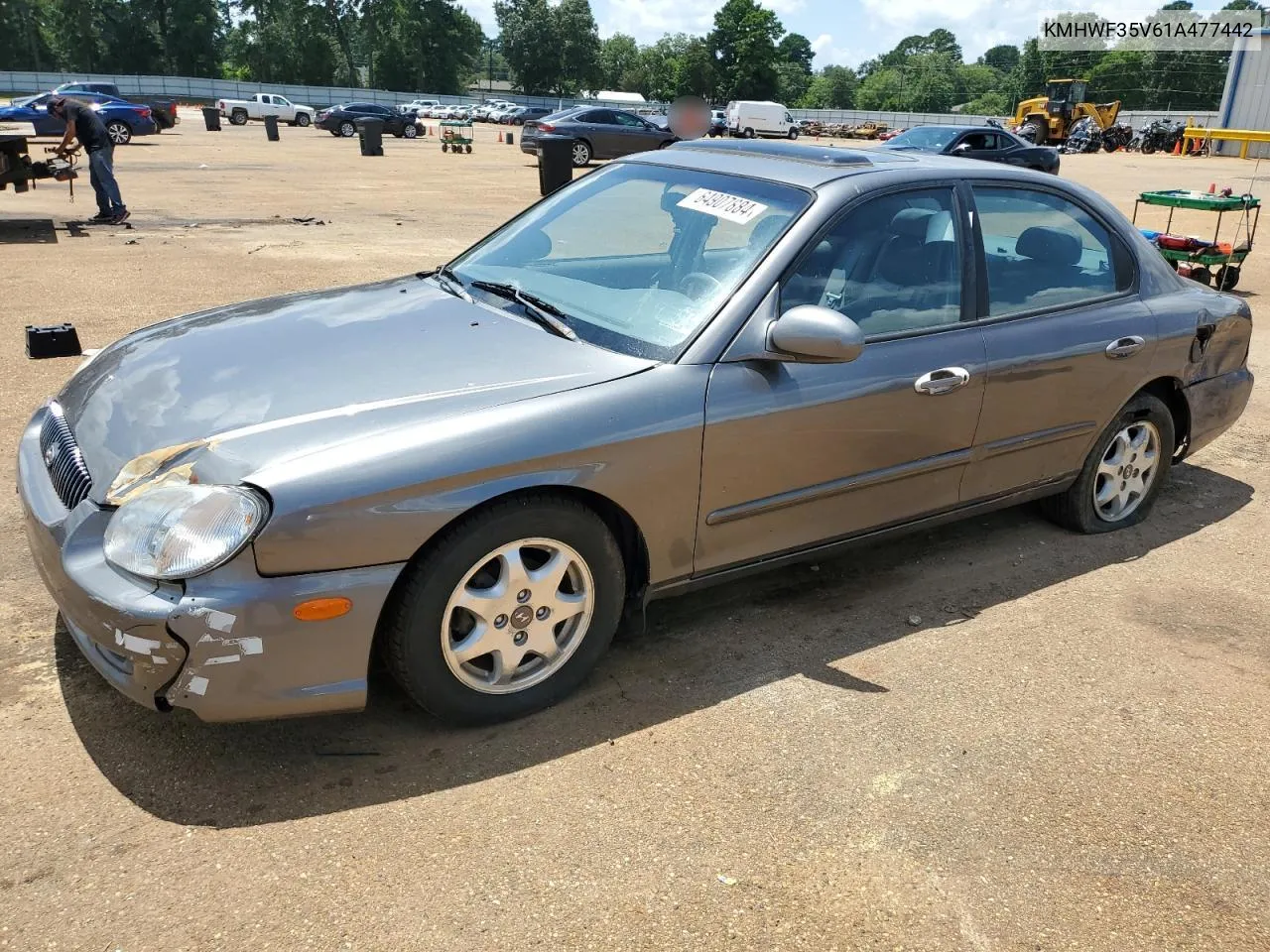 KMHWF35V61A477442 2001 Hyundai Sonata Gls