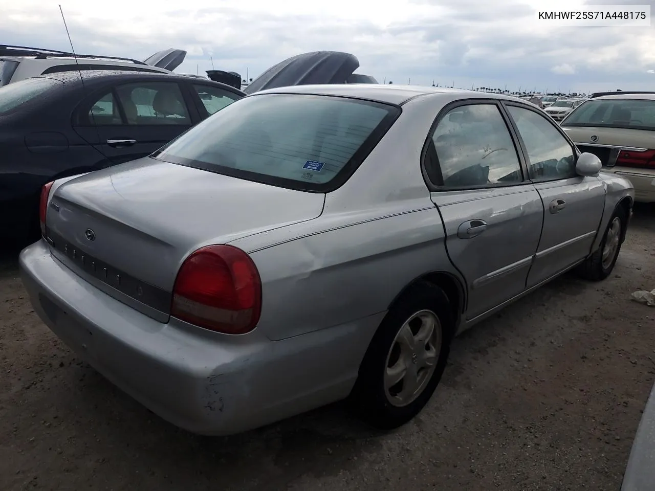 2001 Hyundai Sonata Gl VIN: KMHWF25S71A448175 Lot: 77603524