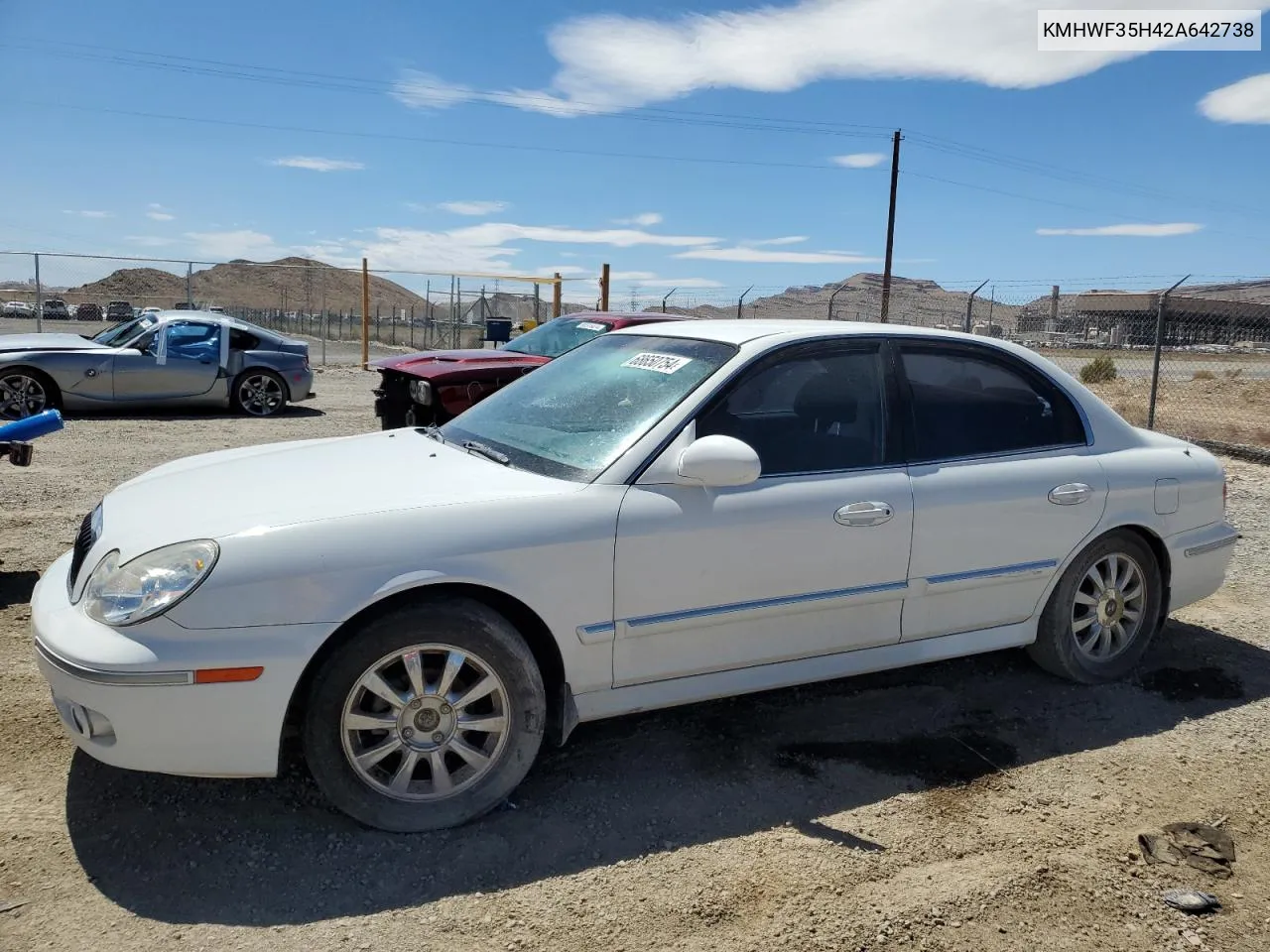 2002 Hyundai Sonata Gls VIN: KMHWF35H42A642738 Lot: 68650754